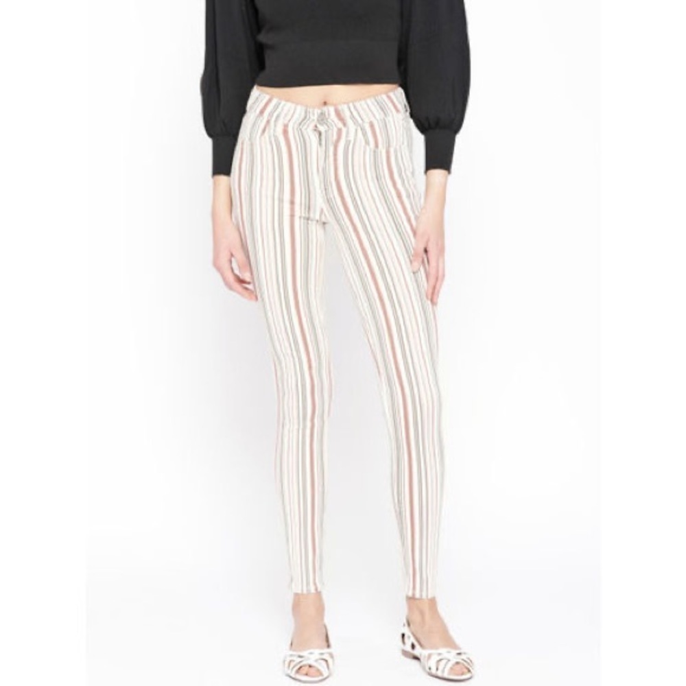 American Eagle Outfitters / Pinstriped Neutral Pants